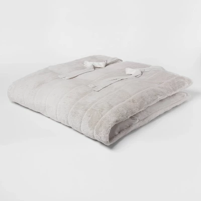 Luxe Channel Faux Fur Lounge Pillow Light Gray - Threshold™ Luxe Channel Faux Fur Lounge Pillow Light Gray - Threshold™ -Threshold Home Furniture Store GUEST 04013c84 0762 4150 9cf0 fdad9b123ea2