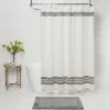 Striped Fringe Shower Curtain Off-White - Threshold™ -Threshold Home Furniture Store GUEST 046f6316 7ef5 4241 b252 ccef2dcbfdc1
