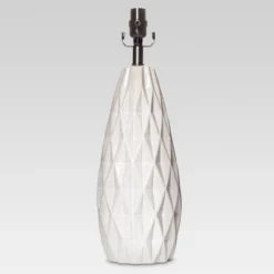 Faceted Ceramic Large Lamp Base White - Threshold 4 Faceted Ceramic Large Lamp Base White - Threshold -Threshold Home Furniture Store GUEST 048a6fec 999a 4be3 b619 5d35c87ec3f0