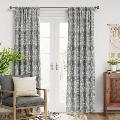 1pc Blackout Printed Matelasse Window Curtain Panel - Threshold™ 1pc Blackout Printed Matelasse Window Curtain Panel - Threshold™ -Threshold Home Furniture Store GUEST 05fee354 dc62 4548 aecf 2f41d842792d