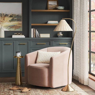 Gooseneck Floor Lamp with Natural Shade - Threshold™ Gooseneck Floor Lamp With Natural Shade - Threshold™ -Threshold Home Furniture Store GUEST 063ddcc7 fb09 4f67 a1a9 079f74814d67