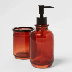 Apothecary Glass Soap/Lotion Dispenser Amber - Threshold™ -Threshold Home Furniture Store GUEST 08c2de21 47d9 4b37 9f4b a3fe8769f8ae
