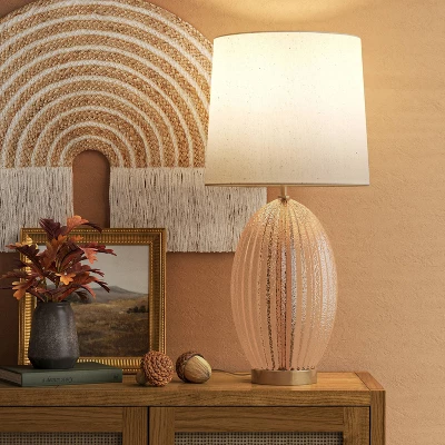 Large Ribbed Glass Lamp Base Clear - Threshold™ Large Ribbed Glass Lamp Base Clear - Threshold™ -Threshold Home Furniture Store GUEST 0c84fa44 9bfd 43d8 b1dc 13b2a98bec47