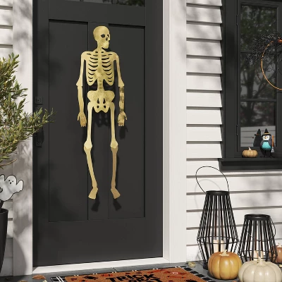 45" Halloween Metal Posable Skeleton Gold - Threshold™ 45" Halloween Metal Posable Skeleton Gold - Threshold™ -Threshold Home Furniture Store GUEST 0d895b81 f266 4855 bf68 d8863e2ada4c
