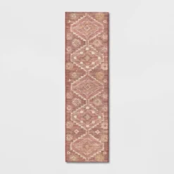 Southbury Washable Printed Diamond Persian Style Rug Rust - Threshold™ -Threshold Home Furniture Store GUEST 0dc3d757 a573 455f aead 9484994bb3bd