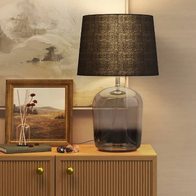 Smoked Glass Table Lamp Black (Includes LED Light Bulb) - Threshold™ Smoked Glass Table Lamp Black (Includes LED Light Bulb) - Threshold™ -Threshold Home Furniture Store GUEST 0eee6bd1 aaa1 4f0e a754 63834a9aa2d0