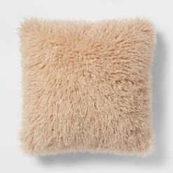 Euro Faux Mongolian Fur Decorative Throw Pillow - Threshold™ -Threshold Home Furniture Store GUEST 10926c91 642e 4466 9873 2b2e1f7e5a3e