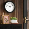 16" Outdoor Wall Clock Charcoal Gray - Threshold™ 1 16" Outdoor Wall Clock Charcoal Gray - Threshold™ -Threshold Home Furniture Store GUEST 13a7b865 4dd3 4a47 9f0a c94cd6348598