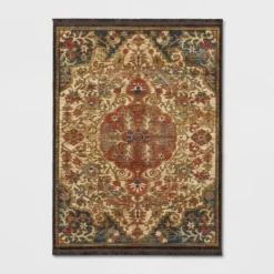 Floral Woven Medallion Persian Rug - Threshold™ -Threshold Home Furniture Store GUEST 15dbed82 385b 4f98 ac73 439d770df88f
