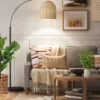 Addison Arc Floor Lamp With Natural Rattan Shade - Threshold™ -Threshold Home Furniture Store GUEST 16730a16 e760 4191 9491 15d69e703556