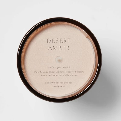 Colored Vase Glass with Dustcover Desert Amber Candle Brown - Threshold™ Colored Vase Glass With Dustcover Desert Amber Candle Brown - Threshold™ -Threshold Home Furniture Store GUEST 17985ae3 27c8 4003 81ff b8a92517a9b9