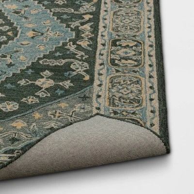 5'x7' Hand Tufted Wool Area Rug Green - Threshold™ 5'x7' Hand Tufted Wool Area Rug Green - Threshold™ -Threshold Home Furniture Store GUEST 1815ca7c 6fe4 4614 abf2 6c4aab20d1ad