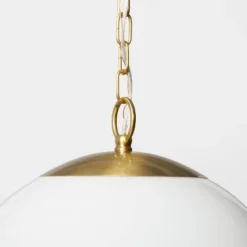 Milk Glass Ceiling Pendant Brass - Threshold™ Designed With Studio McGee 5 Milk Glass Ceiling Pendant Brass - Threshold™ Designed With Studio McGee -Threshold Home Furniture Store GUEST 183bf4cf 1e46 4f50 816a 5abef6058a88