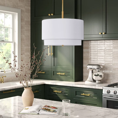 Knurled Metal Stacked Drum Pendant - Threshold™ Knurled Metal Stacked Drum Pendant - Threshold™ -Threshold Home Furniture Store GUEST 1a8217f9 a4bb 4a52 b29f 8a34cdef5ae6