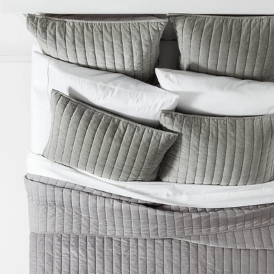 Channel Stitch Velvet Bedding Collection - Threshold Channel Stitch Velvet Bedding Collection - Threshold -Threshold Home Furniture Store GUEST 1bd4bb6a d75a 41d8 9cae 3085e760f935