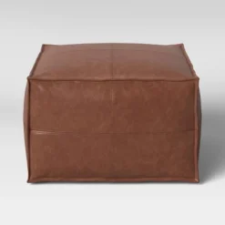 Earl Faux Leather French Seam Ottoman - Threshold™ 5 Earl Faux Leather French Seam Ottoman - Threshold™ -Threshold Home Furniture Store GUEST 1ca016c4 48cf 42c5 88cc be9b261971b8