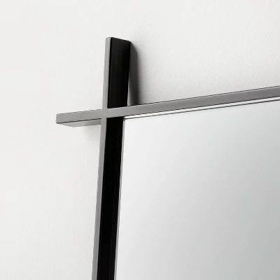 24" x 64" Footed Cross Corner Leaner Mirror Black - Threshold™ designed with Studio McGee 24" X 64" Footed Cross Corner Leaner Mirror Black - Threshold™ Designed With Studio McGee -Threshold Home Furniture Store GUEST 1fcf5868 90eb 48ab 9f43 956331307d8a