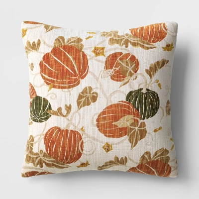 Printed Pumpkin Square Throw Pillow - Threshold™ Printed Pumpkin Square Throw Pillow - Threshold™ -Threshold Home Furniture Store GUEST 2139f9f9 2c16 4d71 80ef 43ec8e441829