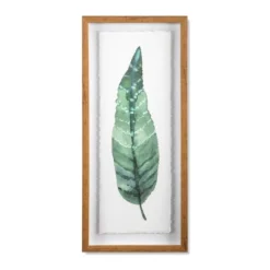 (Set Of 3) 28"x12" Framed Leaves Decorative Wall Art White - Threshold™ -Threshold Home Furniture Store GUEST 214fdd58 752e 4cd5 99b6 07b5a2d55b3e