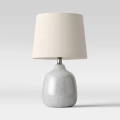 Assembled Ceramic Table Lamp Gray - Threshold™ -Threshold Home Furniture Store GUEST 233d030a ded6 4d18 b2e3 2d046d833289