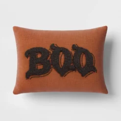 Oversize Boo Tufted Woven Cotton Lumbar Halloween Throw Pillow - Threshold™ -Threshold Home Furniture Store GUEST 251345a3 044a 4aa3 91ad 1a9a61a5cdf2