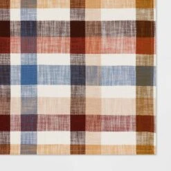 60"x84" Plaid Woven Cotton Tablecloth - Threshold™ -Threshold Home Furniture Store GUEST 26a8526b 8ee9 4c19 a67a 43cca1bd55f8