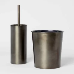 Aluminum Waste With Aged Metal Finish Gray - Threshold™ 4 Aluminum Waste With Aged Metal Finish Gray - Threshold™ -Threshold Home Furniture Store GUEST 28efd4fd eb98 43a8 b382 9a68f9f46905