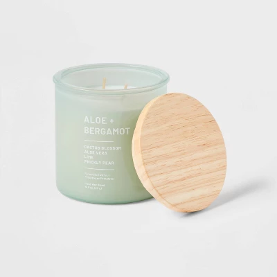 Glass Jar Aloe and Bergamot Candle Green - Threshold™ Glass Jar Aloe And Bergamot Candle Green - Threshold™ -Threshold Home Furniture Store GUEST 29e61cdc 95e6 4cf3 b5fb 0c7370f56987
