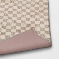 2'6"x4' Checkerboard Plush Accent Rug - Threshold™ -Threshold Home Furniture Store GUEST 2ab6dcc8 905b 4d18 a009 496b9ef60c35