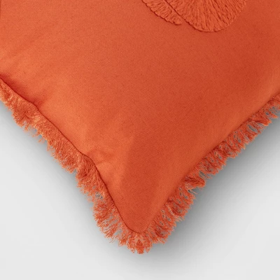 Embroidered Pumpkin with Frayed Edges Square Throw Pillow Rust - Threshold™ Embroidered Pumpkin With Frayed Edges Square Throw Pillow Rust - Threshold™ -Threshold Home Furniture Store GUEST 2b2755e8 4345 414a 9201 2ede5c407be4