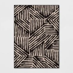 Abstract Lines Rug Black/Tan - Threshold™ -Threshold Home Furniture Store GUEST 2b3b14d6 1781 4d26 a5bb 3e2956f51323