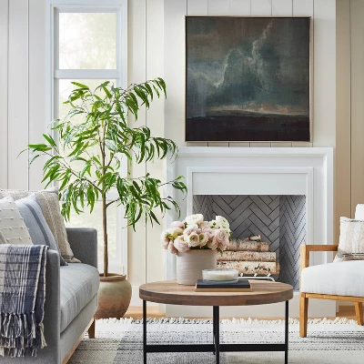 36" x 36" Moody Landscape Framed Wall Art - Threshold™ designed with Studio McGee 36" X 36" Moody Landscape Framed Wall Art - Threshold™ Designed With Studio McGee -Threshold Home Furniture Store GUEST 2d9f0b82 0778 405f 8dec e88cefd585ef