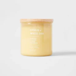 Wellness Jar Citrus And White Oak Candle Yellow - Threshold™ -Threshold Home Furniture Store GUEST 2ed91f4f 6994 434b 8b99 5124507b0825