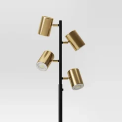 Dean Spotlight Floor Lamp Black/Brass (Includes LED Light Bulb) - Threshold™ 4 Dean Spotlight Floor Lamp Black/Brass (Includes LED Light Bulb) - Threshold™ -Threshold Home Furniture Store GUEST 2f16513e 21a0 40c4 b946 c34743de6af1