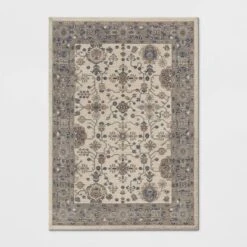 Jewel Boarder Persian Woven Rug Brown - Threshold™ -Threshold Home Furniture Store GUEST 30421360 e315 48d4 a1d3 979e6bf6abef