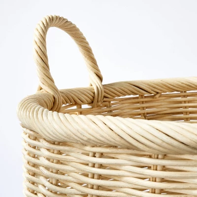 Medium Rattan Basket with Handles - Threshold™ designed with Studio McGee Medium Rattan Basket With Handles - Threshold™ Designed With Studio McGee -Threshold Home Furniture Store GUEST 3334753d 56e0 4973 8c44 582ede2bcfde