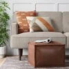 Earl Faux Leather French Seam Ottoman - Threshold™ -Threshold Home Furniture Store GUEST 350fd4aa 22de 40bc 9095 e6e29a9f83f5
