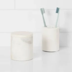 Marble Canister White - Threshold™