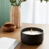 16oz Blackened Bowl Ceramic With Multi Woodwick And Dustcover Pumpkin Woods Candle Black - Threshold™ -Threshold Home Furniture Store GUEST 39602151 588e 4135 9bb3 870adeedabb7