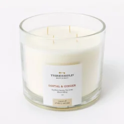 Clear Glass Santal & Ginger Candle White - Threshold™ Designed With Studio McGee 7 Clear Glass Santal & Ginger Candle White - Threshold™ Designed With Studio McGee -Threshold Home Furniture Store GUEST 3a24b0c4 c23b 4e1c b8e0 2304d4a02cb7