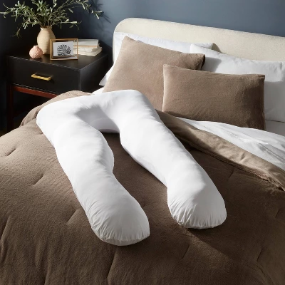 Cool Touch Pregnancy U-Shaped Body Pillow White - Threshold™ Cool Touch Pregnancy U-Shaped Body Pillow White - Threshold™ -Threshold Home Furniture Store GUEST 3c6e8422 b243 41c0 a37d 102f0ff752f2