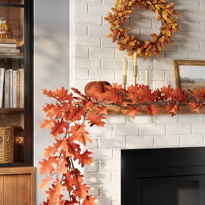 Artificial Oak Leaf Garland - Threshold™ Artificial Oak Leaf Garland - Threshold™ -Threshold Home Furniture Store GUEST 3ea929de 7238 4f2c a368 fdc097cea990