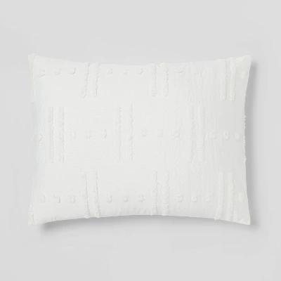 8pc Tufted Broken Stripe Comforter Bedding Set White - Threshold™ 8pc Tufted Broken Stripe Comforter Bedding Set White - Threshold™ -Threshold Home Furniture Store GUEST 42d4bc3b 6ba7 4bc5 a927 866f33fe3fc0