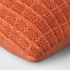 Oversized Marled Knit Square Throw Pillow - Threshold™ -Threshold Home Furniture Store GUEST 48062f8e 1c88 4c03 85d2 86268fafeb8b