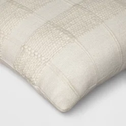 Textural Solid Square Throw Pillow Off-White - Threshold™ -Threshold Home Furniture Store GUEST 4d16579b 46b2 433b b8bd 82d8cf5ae1f6