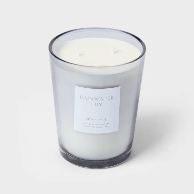 Colored Vase Glass with Dustcover Rainwater Lily Candle Gray - Threshold™ Colored Vase Glass With Dustcover Rainwater Lily Candle Gray - Threshold™ -Threshold Home Furniture Store GUEST 4dd3a894 6c80 4248 a2de 93743bf8dee9