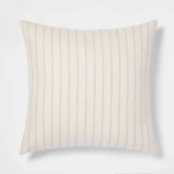 Oversized Cotton Striped Square Throw Pillow - Threshold™ -Threshold Home Furniture Store GUEST 4f713579 8e75 4463 a43e 8ad2a3afb065
