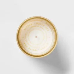 Wellness Jar Citrus And White Oak Candle Yellow - Threshold™ -Threshold Home Furniture Store GUEST 50baa9e6 91bd 4748 825e 7835625829b3