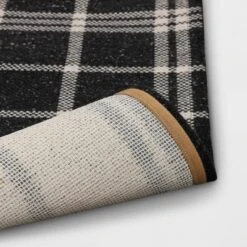 2'x3' Indoor/Outdoor Woven Tapestry Rug Black - Threshold™ -Threshold Home Furniture Store GUEST 54629686 3e3f 4e53 b498 53ba8d4eeb8d