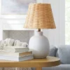 Ceramic Table Lamp With Rattan Shade White - Threshold™ Designed With Studio McGee -Threshold Home Furniture Store GUEST 58d3e457 03fb 4c4a acaa da1c09c23e1b